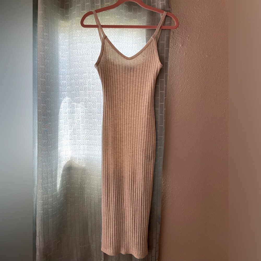 7 For All Mankind Casual Dress Bodycon Scoop